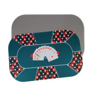 Leisure poker game rubber table mat